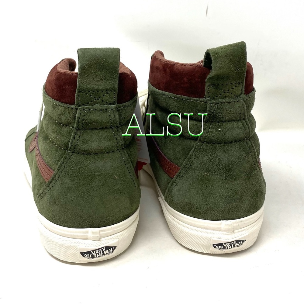 VANS SK8-HI MTE Deep Green Suede Men Sneakers Boot Size VN0A4BV7V40 - Picture 5 of 8